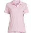Фото #21 товара Women's School Uniform Short Sleeve Feminine Fit Interlock Polo Shirt