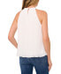 ფოტო #2 პროდუქტის Women's Pleated Halter Neck Top with Floral Collar