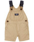 Фото #6 товара Baby Hickory Stripe Strap Shortalls 24M