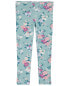 Фото #9 товара Baby Floral Print Stretch Leggings 12M