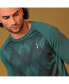 Men's Forest Green Geometric Active wear T-Shirt