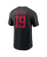 Men's Deebo Samuel Black San Francisco 49ers Super Bowl LVIII Patch Player Name and Number T-shirt