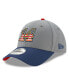 Фото #1 товара Men's Gray, Navy Chase Briscoe Salute 9FORTY Adjustable Hat