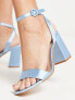 Фото #2 товара Be Mine Wink heeled sandals in blue
