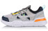 Кроссовки LiNing Mark Lite AGCQ039-4 Grey Blue Yellow 41.5 - фото #1