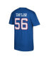 Фото #4 товара Men's Lawrence Taylor Royal New York Giants Retired Player Logo Name and Number T-shirt