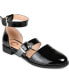 ფოტო #1 პროდუქტის Women's Constance Double Buckle Flats