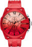 Diesel Men's Mega Chief Polyurethane Watch with Chronograph Display