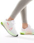 Nike Training Metcon 9 trainers in white, volt and pink