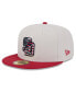 Фото #3 товара Men's Red San Diego Padres 2024 Fourth of July 59FIFTY Fitted Hat