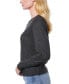 ფოტო #3 პროდუქტის Women's Ribbed Block-Stitch Dolman-Sleeve Sweater