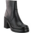 Фото #2 товара Dirty Laundry Groovy Smooth Round Toe Platform Womens Black Casual Boots GGRU01