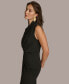 ფოტო #3 პროდუქტის Donna Karan Women's Faux-Wrap Sleeveless Top