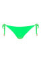 Фото #3 товара Topshop Womens Swimwear Braided Tie Side Hipster Bikini Bottoms Green Size 4