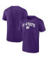 Фото #1 товара Men's Purple Kansas State Wildcats Campus T-shirt