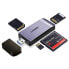 Фото #2 товара Картридер UGreen для карт памяти SD / micro SD / CF / MS с разъемом USB 3.0 - серый