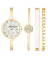 Фото #1 товара Наручные часы Anne Klein Women's Rose Gold-Tone Alloy Open Link Bracelet Watch, 33mm