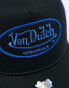 Фото #2 товара Von Dutch boston trucker cap in black and blue