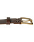 ფოტო #5 პროდუქტის Men's Leather Jean Belt with Roller Buckle and Rivets