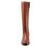 Trotters Misty Wide T2261-215 Womens Brown Narrow Leather Knee High Boots