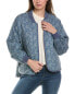 Фото #1 товара The Great The Reversible Quilted Bomber Jacket Women's Blue 0