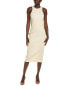 Фото #1 товара St. John Ribbed Sheath Dress Women's White M