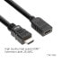 Фото #2 товара Club 3D High Speed HDMI™ Extension Cable 4K60Hz M/F 5m/16.4ft 26 AWG, 5 m, HDMI Type A (Standard), HDMI Type A (Standard), 3D, 18 Gbit/s, Black