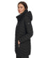 Фото #3 товара Women's Bibbed Hooded Lightweight Puffer Coat, Created for Macy's