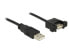 Фото #1 товара Delock 1m 2xUSB2.0-A - 1 m - USB A - USB A - USB 2.0 - Male/Female - Black