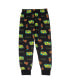 ფოტო #2 პროდუქტის Boys Scooby Doo Pullover Pajama Shirt and Pants Sleep Set to