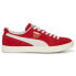 Фото #1 товара Puma Clyde Og Lace Up Mens Red Sneakers Casual Shoes 39196202