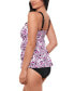 Фото #3 товара Women's Printed Tiered Fauxkini One-Piece Swimsuit, Created for Macy's