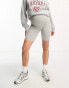 ASOS DESIGN Maternity over the bump basic legging short in grey marl