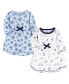 Toddler Girls Organic Cotton Long-Sleeve Dresses 2pk, Arctic Разноцветный, 5T - фото #1