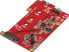 Фото #7 товара Renkforce M.2 SATA SSD expansion board for the Raspberry Pi - Expansion board - Raspberry Pi - Raspberry Pi - Red