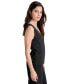 ფოტო #6 პროდუქტის Women's V-Neck Zip-Back Sleeveless Top