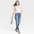 Women's High-Rise 90's Slim Jeans - Universal Thread Medium Wash 14 Short