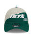 ფოტო #3 პროდუქტის Men's Cream, Green New York Jets 2023 Sideline Historic 9TWENTY Adjustable Hat