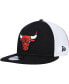 Men's Black Chicago Bulls Pop Panels 9FIFTY Snapback Hat