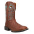 Фото #3 товара Justin Boots Bowline 11" Square Toe Cowboy Mens Brown Casual Boots SE7522