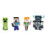Фото #1 товара Фигурка Minecraft Нанофигуры 7 см 4 шт. Multicolor