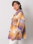 Фото #3 товара Женская теплая рубашка casual из твида с накладными карманами в клетку Factory Price
