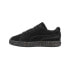 Фото #3 товара Puma Suede Mono Speckle Lace Up Toddler Boys Black Sneakers Casual Shoes 386854