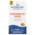 Nordic Naturals, Витамин D3 1000, апельсин, 25 мкг (1000 МЕ), 120 мягких таблеток