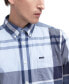 Фото #3 товара Men's Harris Tailored Long Sleeve Tartan Shirt