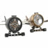 Фото #3 товара Настольные часы DKD Home Decor 23 x 16 x 13 cm Самолет Чёрный Позолоченный Железо Vintage (2 штук)