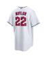 ფოტო #2 პროდუქტის Men's Josh Naylor White Cleveland Guardians Home Replica Jersey