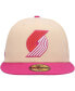 Фото #3 товара Men's Orange, Pink Portland Trail Blazers Passion Mango 59FIFTY Fitted Hat