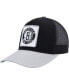 Фото #1 товара Men's Black, Gray Brooklyn Nets SOUL Truck It Trucker Snapback Hat