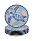 Oceanic Melamine 6-Pc. Salad Plates